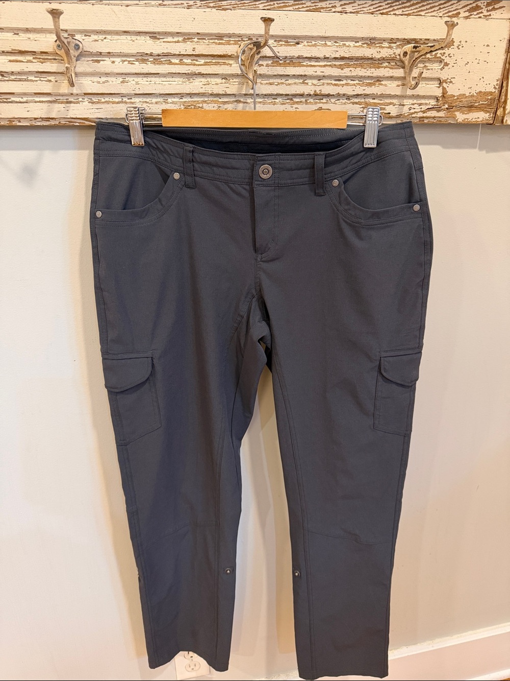 Kuhl Women's Freeflex Roll-Up Pants Charcoal Gray Size 12 - Picture 4 of 9
